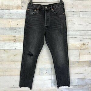Levis Slim Skinny Jeans Black 501 Stretch 29 NEW